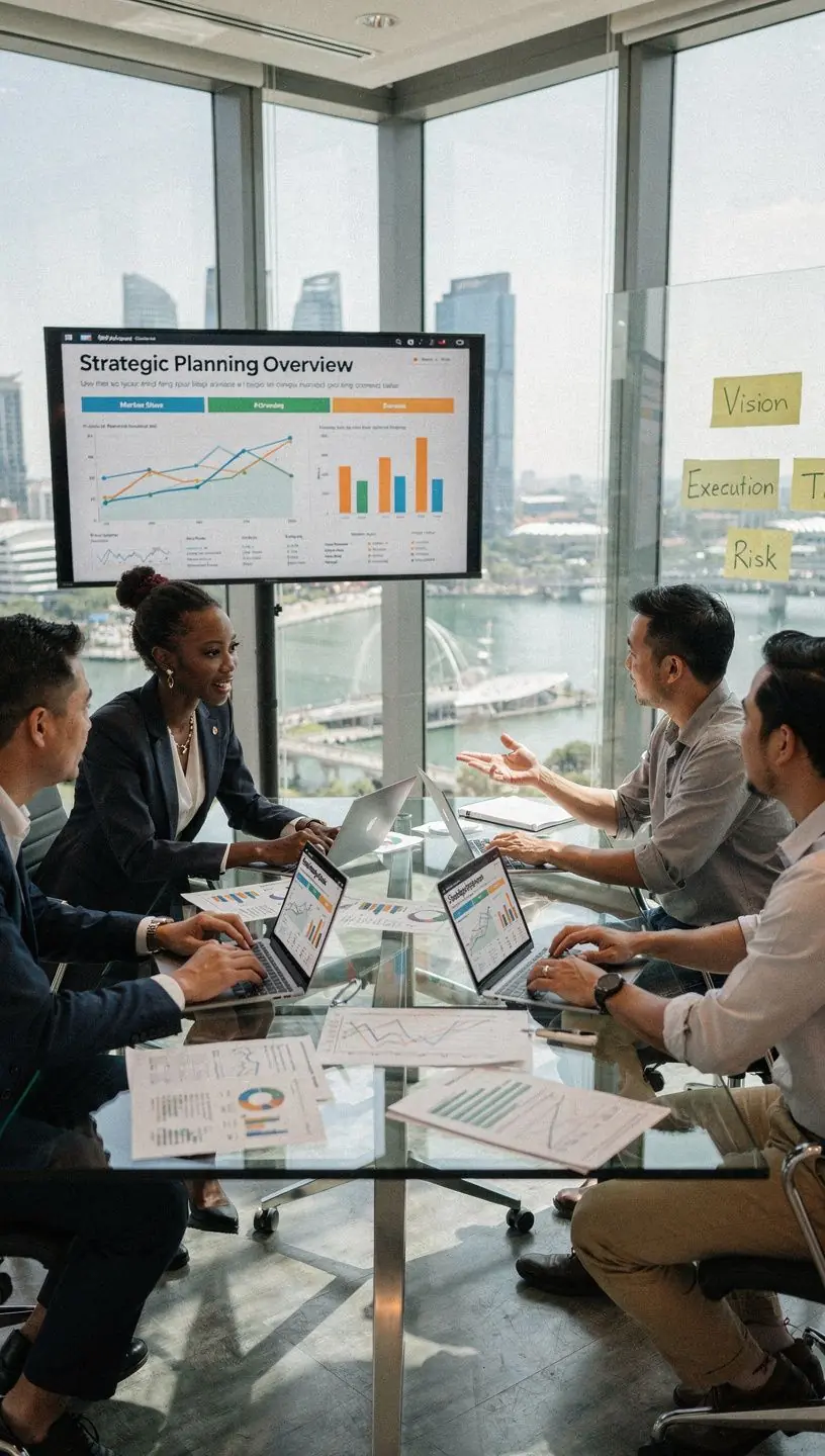 Modern office environment