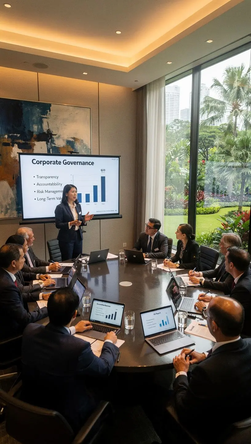 Professional team collaboration